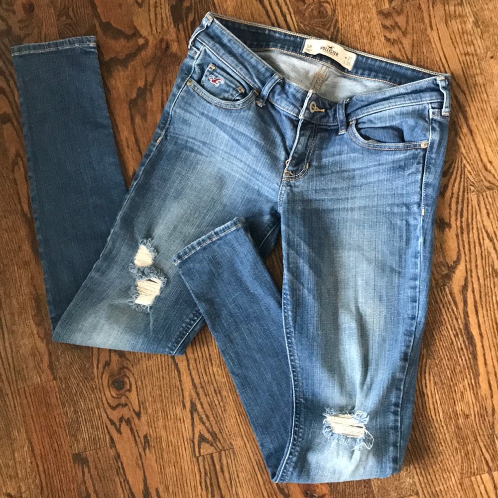 Hollister Distressed Skinny Jeans